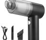 Rankinis belaidis, mini dulkių siurblys su Hepa filtru ir LED lempute-0