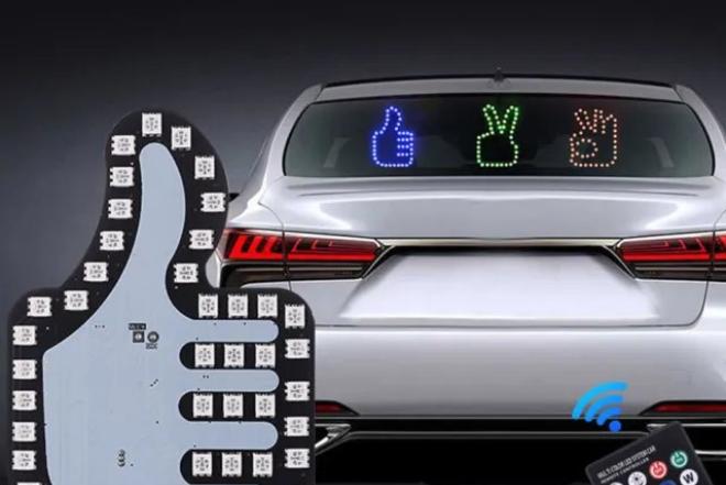 Automobilio LED lipdukas-0
