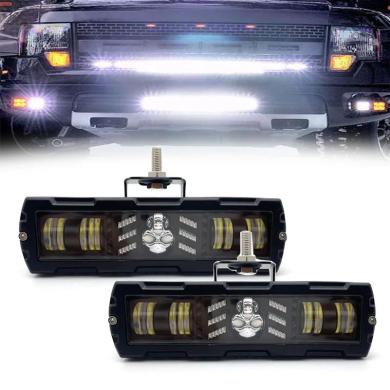 Universalus 6 LED automobilių žibintas-0