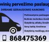DIRBAME GERIAUSIA KAINA PERKRAUSTYMO ,KROVINIU PERVEZIMAS-0