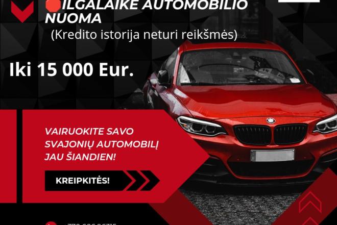 Paskolos! Paskola automobiliui!-0