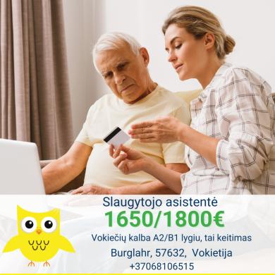 Darbo pasiūlymas slaugytojo asistentei Vokietijoje-0