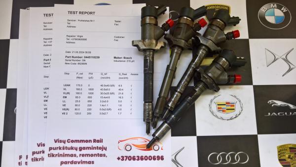 Kuro purkštukai Ford-Focus C-Max. 0445110239-0
