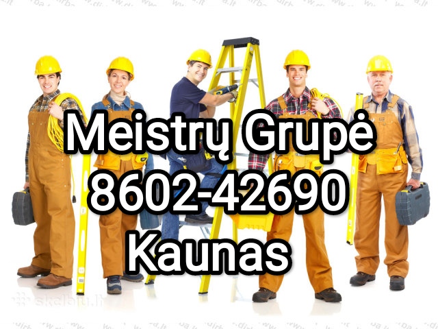 Vidaus apdaila, apdailos darbai Kaune 8602-42690-0