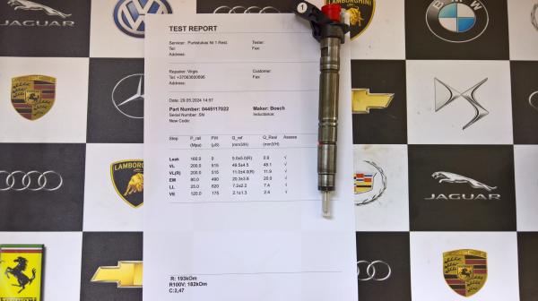 Kuro purkštukas Volkswagen-Touareg. 0445117022-0