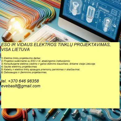 ESO IR VIDAUS ELEKTROS TINKLŲ PROJEKTAVIMAS-0