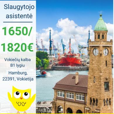 SKUBIAI IEŠKOMA SLAUGYTOJO ASISTENTĖ VOKIETIJA-0