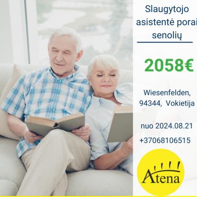 Slaugytojo asistentė porai senolių Vokietijoje-0
