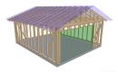 42m2 Garažas 1408 Eur + PVM. Supjautas Karkasas-0