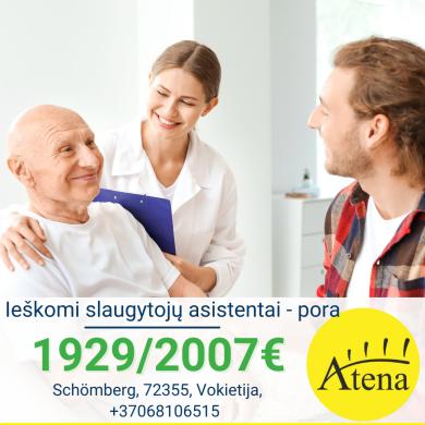 IEŠKOME SLAUGYTOJO ASISTENTŲ POROS VOKIETIJOJE-0