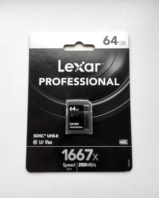 Lexar Professional atminties kortelė SDXC 64GB-0