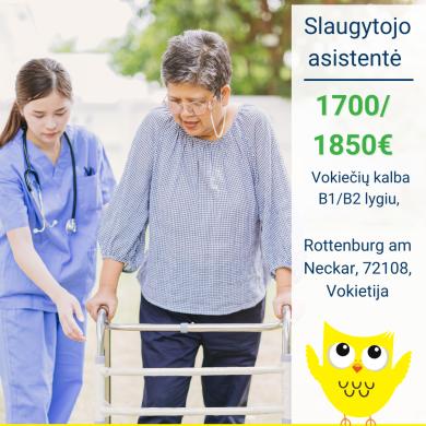 SKUBIAI IEŠKOMA SLAUGYTOJO ASISTENTĖ VOKIETIJOJE-0