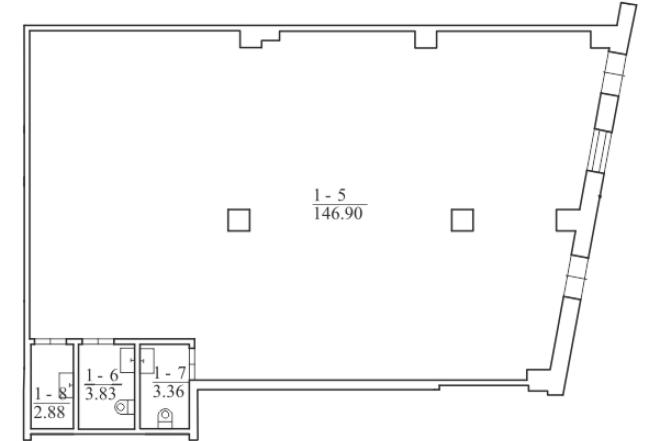 Išnuomojamos 157 kv.m. Kavinės - prekybinės-medicinos-paslaugų patalpos Naujoji Uosto g, centre-0