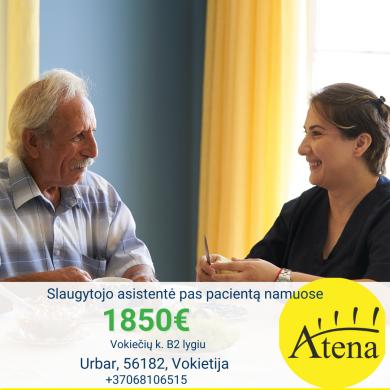 IEŠKOMA SLAUGYTOJO ASISTENTĖ Vokietijoje-0