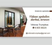 Vidaus apdailos darbai, terasos.-0