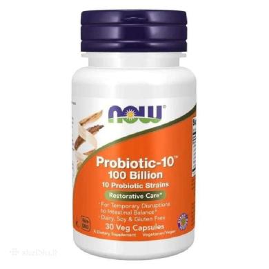 NOW PROBIOTIC-10 100 BILLION PROBIOTIKAI!-0