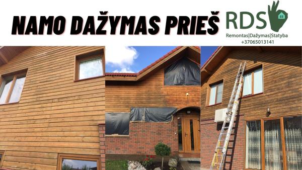 Pastatų lauko, vidaus dažymo, plovimo darbai-3