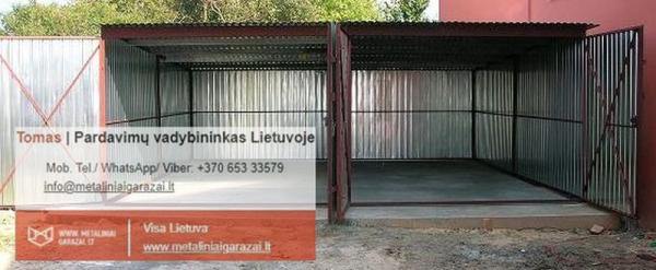 Nauji - kokybiški metaliniai garažai, visa Lietuva.-3