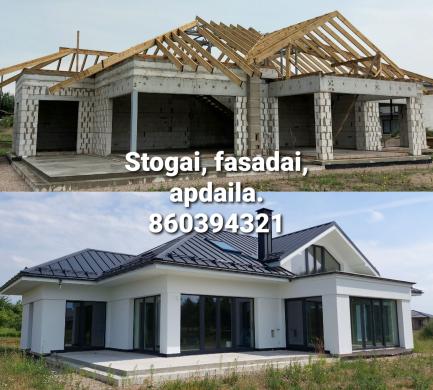 Fasadų šiltinimas, dekoras.Klaipėda 860394321-3