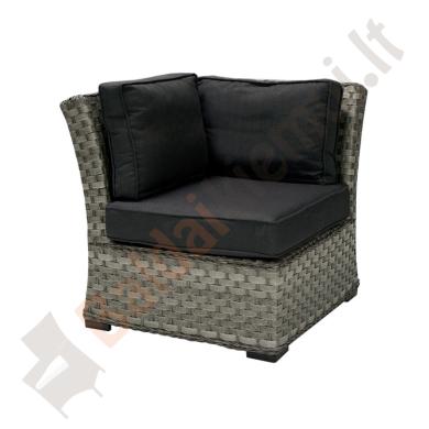 Lauko baldų komplektas GENE su minkšta dalimi, kampinė sofa ir stalas-3
