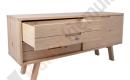 Indauja BERGEN 160x45xH73cm: 2 stalčiai ir stumdomos durys-3