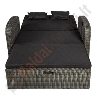 Lauko sofa COLO su reguliuojamu atlošu ir kojų atrama-3
