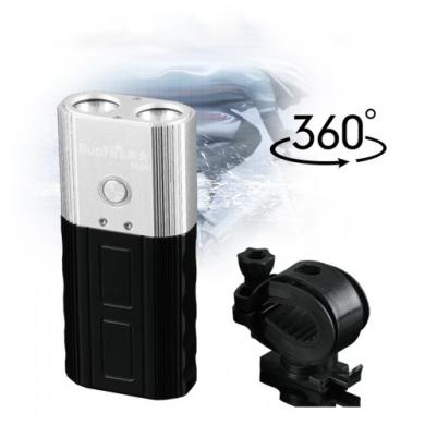 Supfire BL06 dviračio žibintas, USB, POWER BANK, 600lm-3