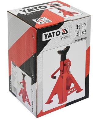 Automobilio stovas YATO 3T, 2vnt. YT-17311-2