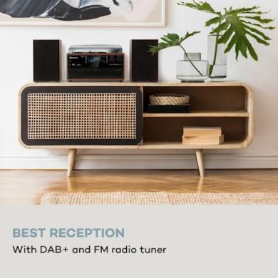 Retro plokštelių grotuvas su Dab+, Fm, Usb, Sd-2