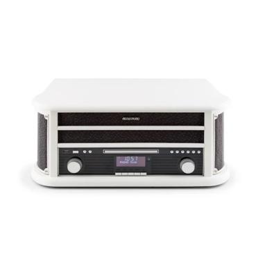 Auna retro patefonas su CD, Usb, Bluetooth-2