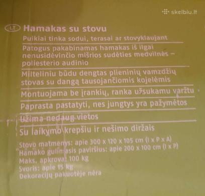 Hamakas su stovu-2
