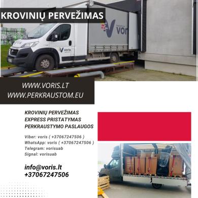 Kroviniai / Krovinių Pervežimas - LIETUVA - LENKIJA - LIETUVA * Krovinių Pervežimas * Parodų Logistika * Express Pristatymas * Perkraustymo Paslaugos * Baldų Pervežimas * Motociklų Pervežimas EL.PAŠTAS: info@voris.lt SKYPE: voris.uab TEL.NR.: +37067247506-1