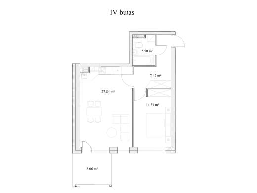 Parduodami nauji erdvūs ir jaukūs butai, Naujajame Antakalnyje-1