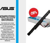 Asus Kompiuterių baterijos - Didelis pasirinkimas-0