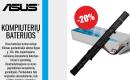 Asus Kompiuterių baterijos - Didelis pasirinkimas-0