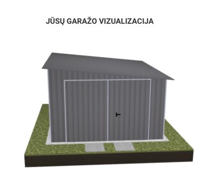 Akcija! Garažas 4x5- nemokamas pristatymas visoje Lietuvoje!-0