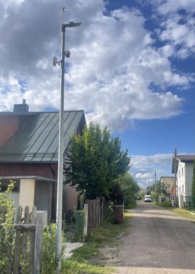 Gatvės kiemo apšvietimas, stulpai, pamatai, gembės-1