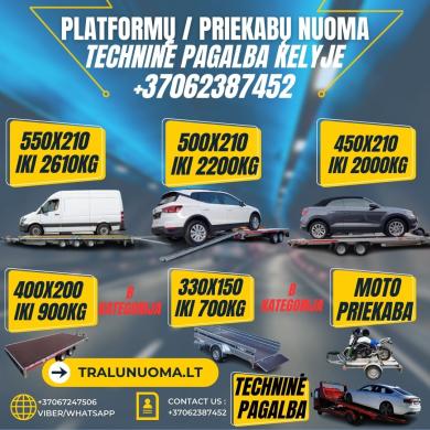 Nuoma Alytaus rajone - PLATFORMOS NUOMA ! 550x210 iki 2610kg ! www.tralunuoma.lt +3706238 7452 +37067247506 viber/whatsApp-1