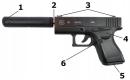 Airsoft pistoletas su duslintuvu PK-C43-1-1