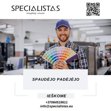 REIKALINGAS SPAUDĖJO PADĖJĖJAS VILNIUJE-0