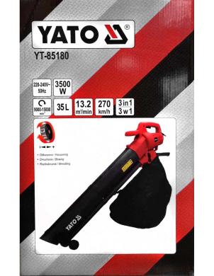 Elektrinis lapų pūstuvas YATO 3500W, YT-85180-1