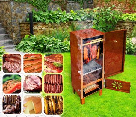 Rūkykla Chief Smoker iš Corten plieno 0.6mm-1
