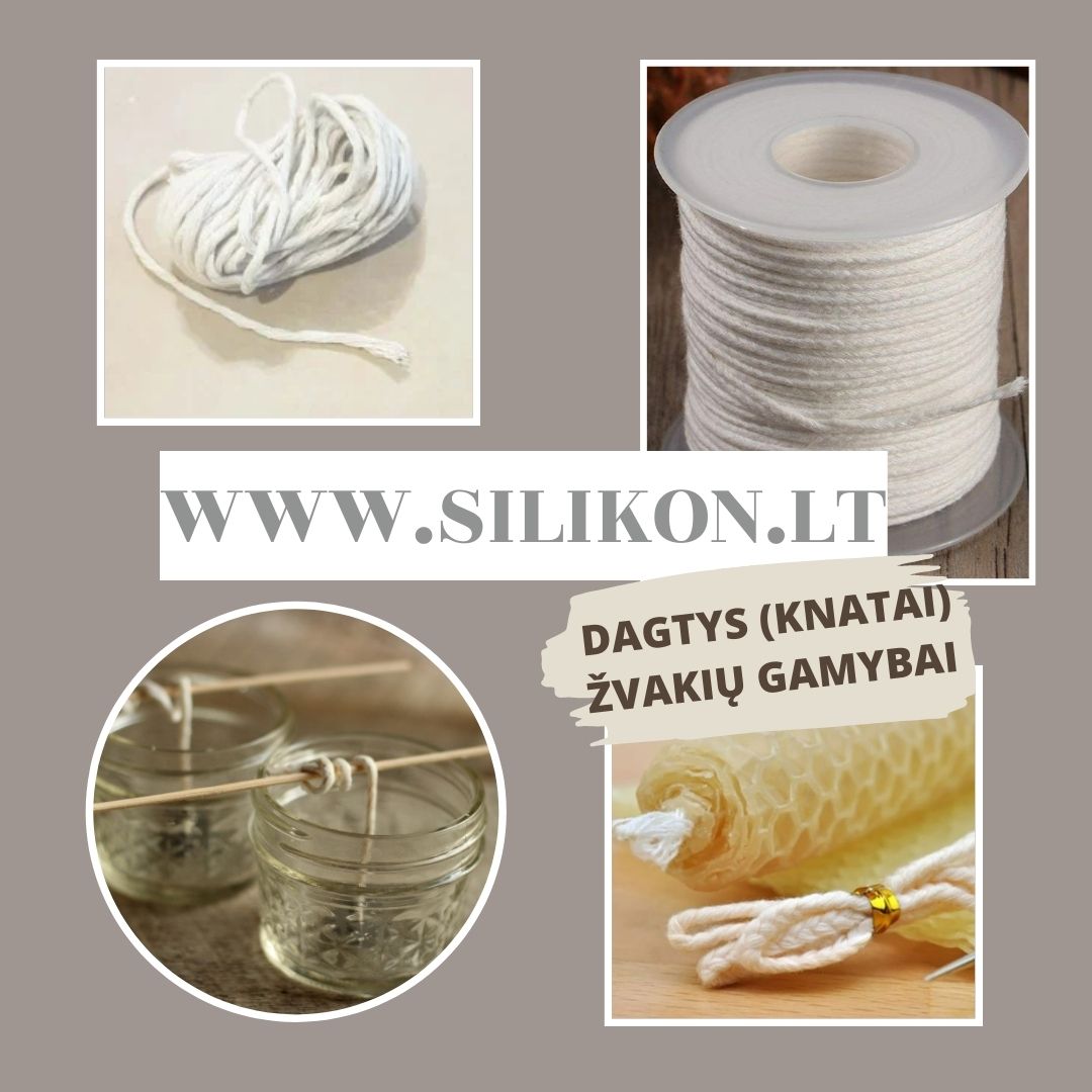 Dagtys (knatai) žvakėms https://silikon.lt/-0