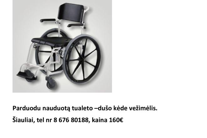 dušo tualeto kėdė vežimėlis-0