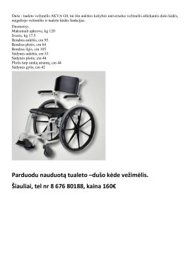 dušo tualeto kėdė vežimėlis-0
