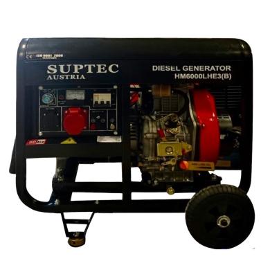 Dyzelinis trifazis elektros generatorius 6,0 kW 220V/380V SUPTEC-1
