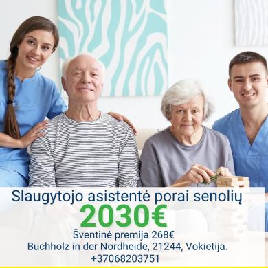 Slaugytojo asistentė porai senolių Vokietijoje-0