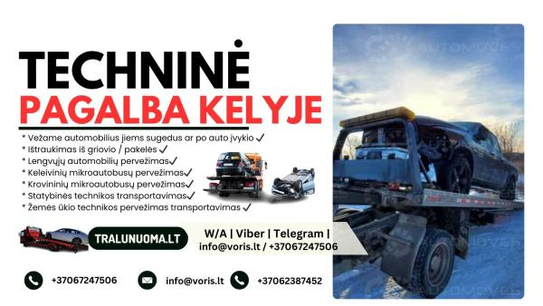 TECHNINĖ PAGALBA KELYJE Alytuje visą parą 24/7-0