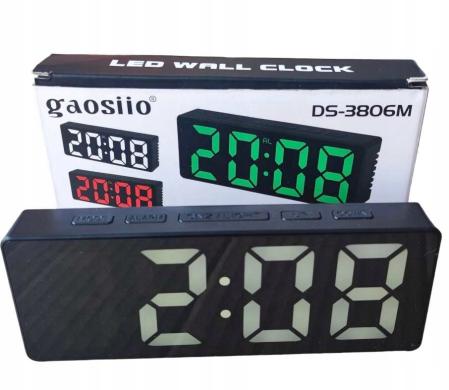 LED elektroninis stalinis laikrodis DS-3806M-0