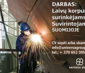 Laivų kortpusų surinkėjas-suvirintojas SUOMIJOJE-0